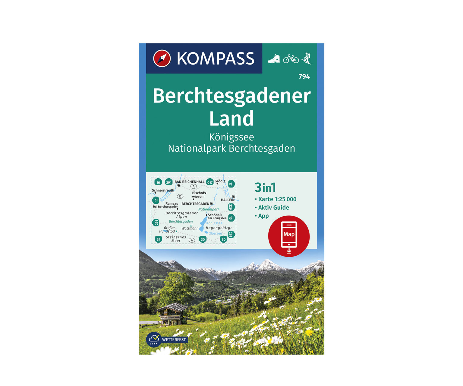 Berchtesgadener Land Kompass 794 - Verlag Plenk Berchtesgaden
